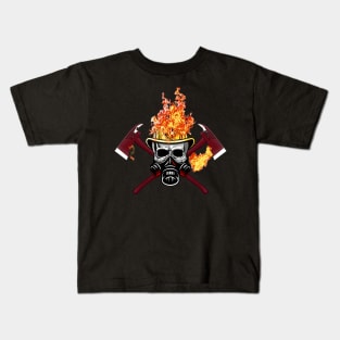 BAD ASS FIREFIGHTER Kids T-Shirt